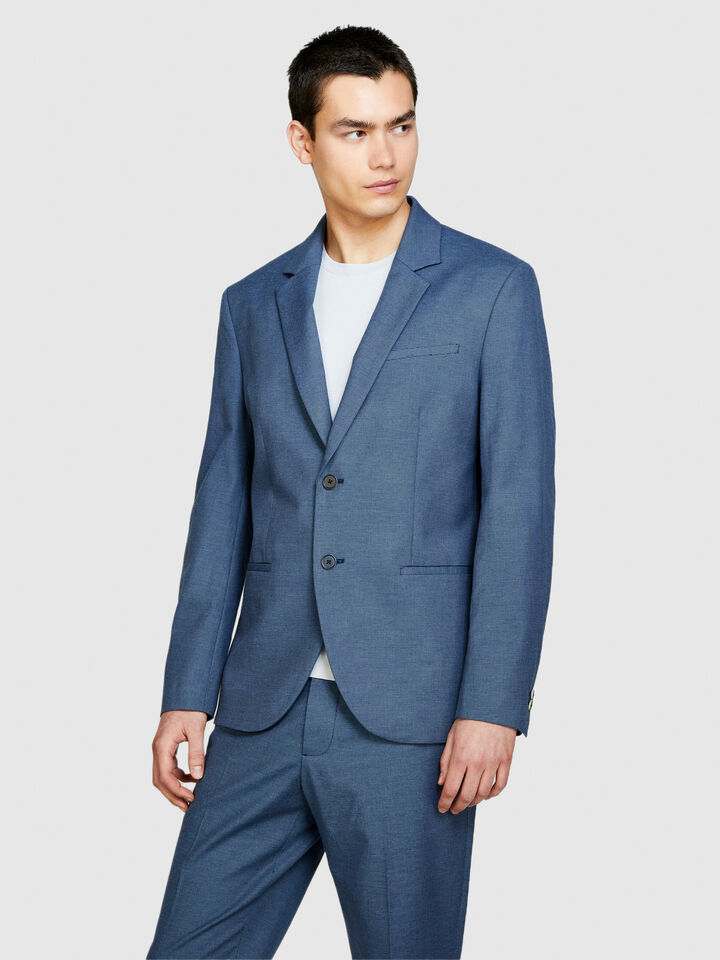 Formal blazer - men's blazers - Blue | Sisley image number 4